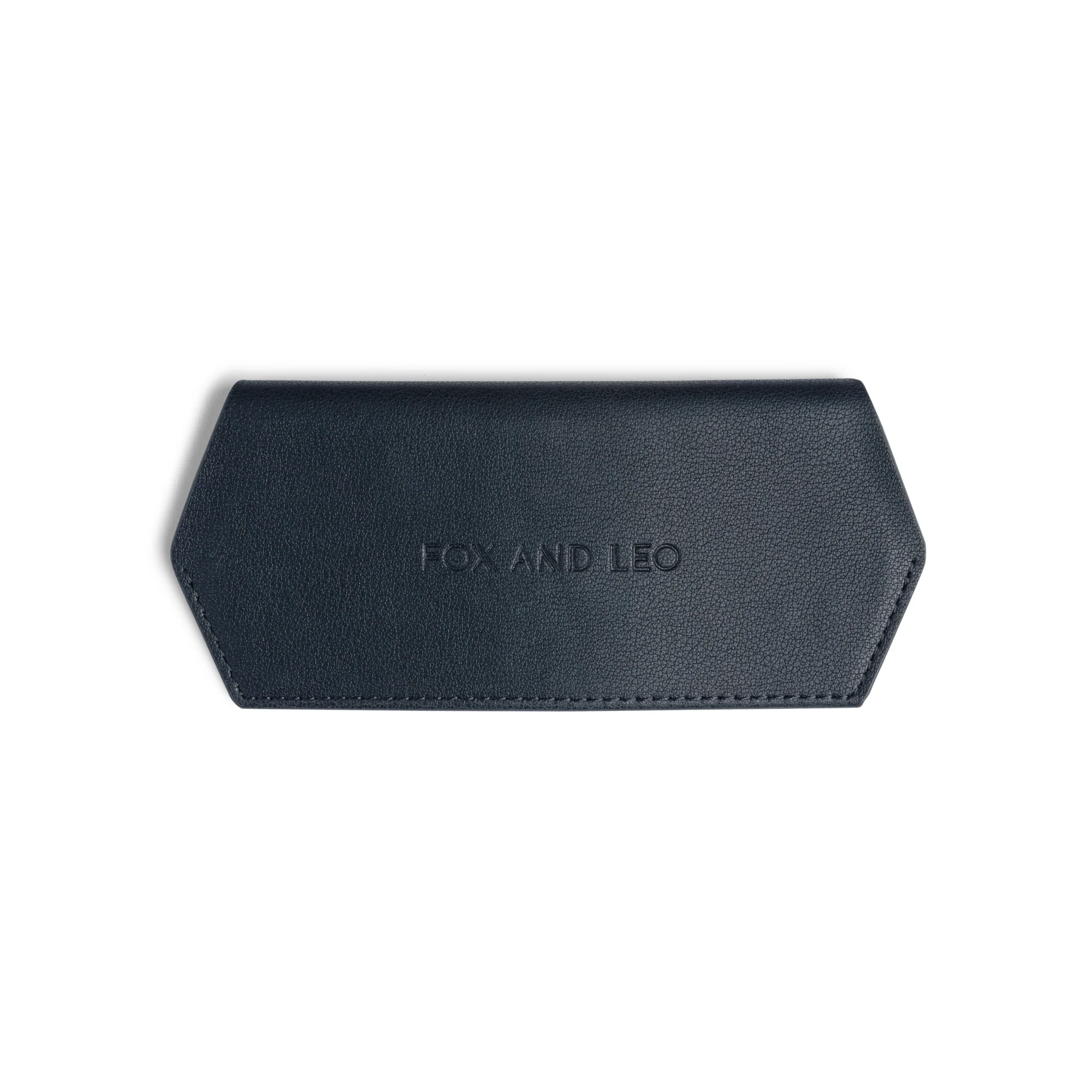 Leather Glasses Case | Navy - Image 2