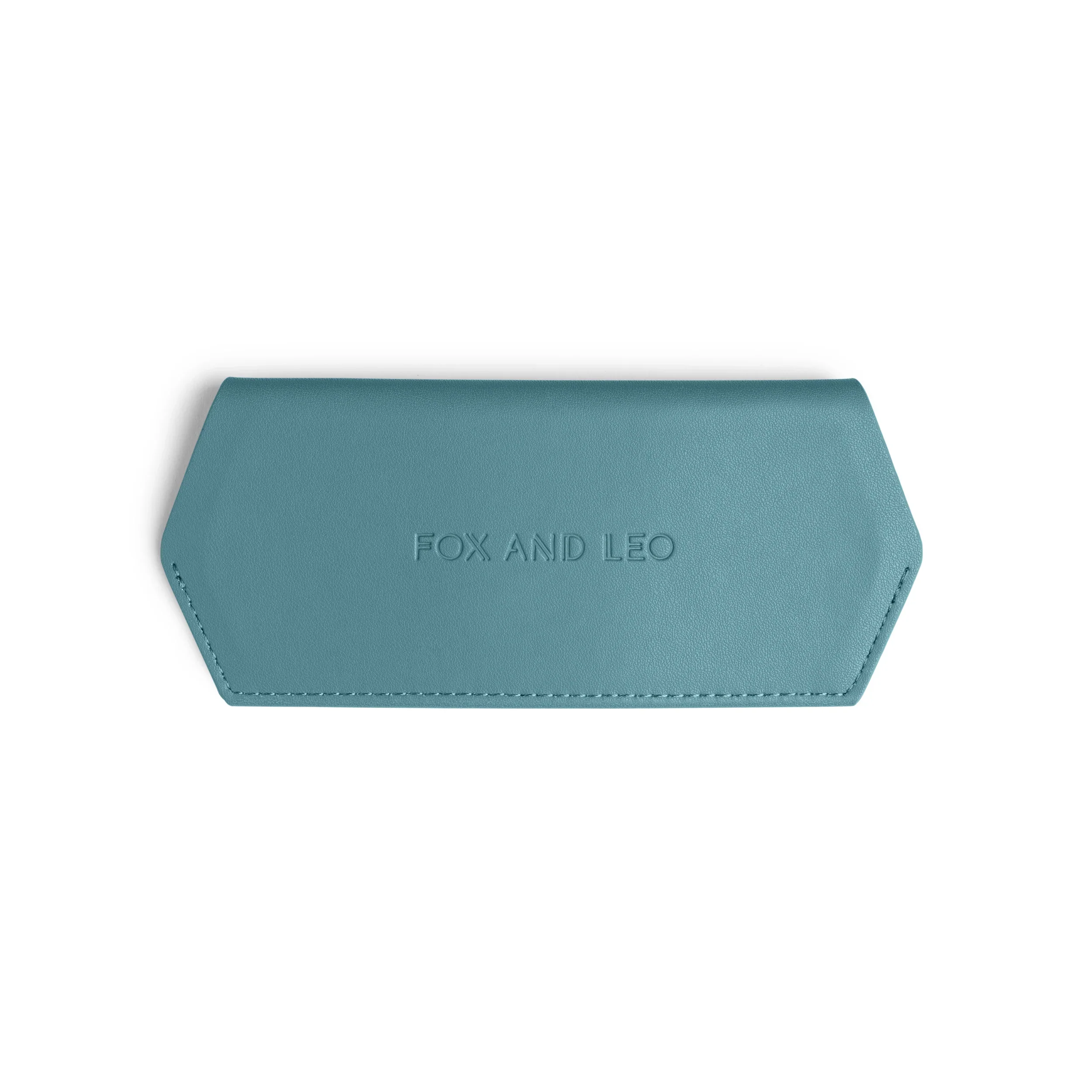 Leather Glasses Case | Teal - Image 7