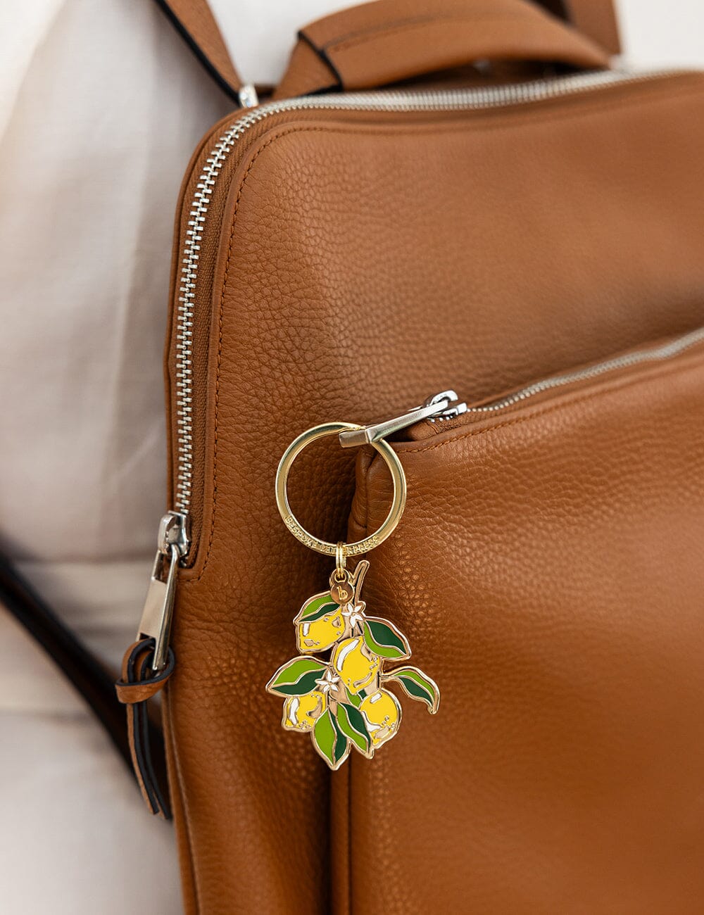 Lemon Enamel Keyring - Image 7
