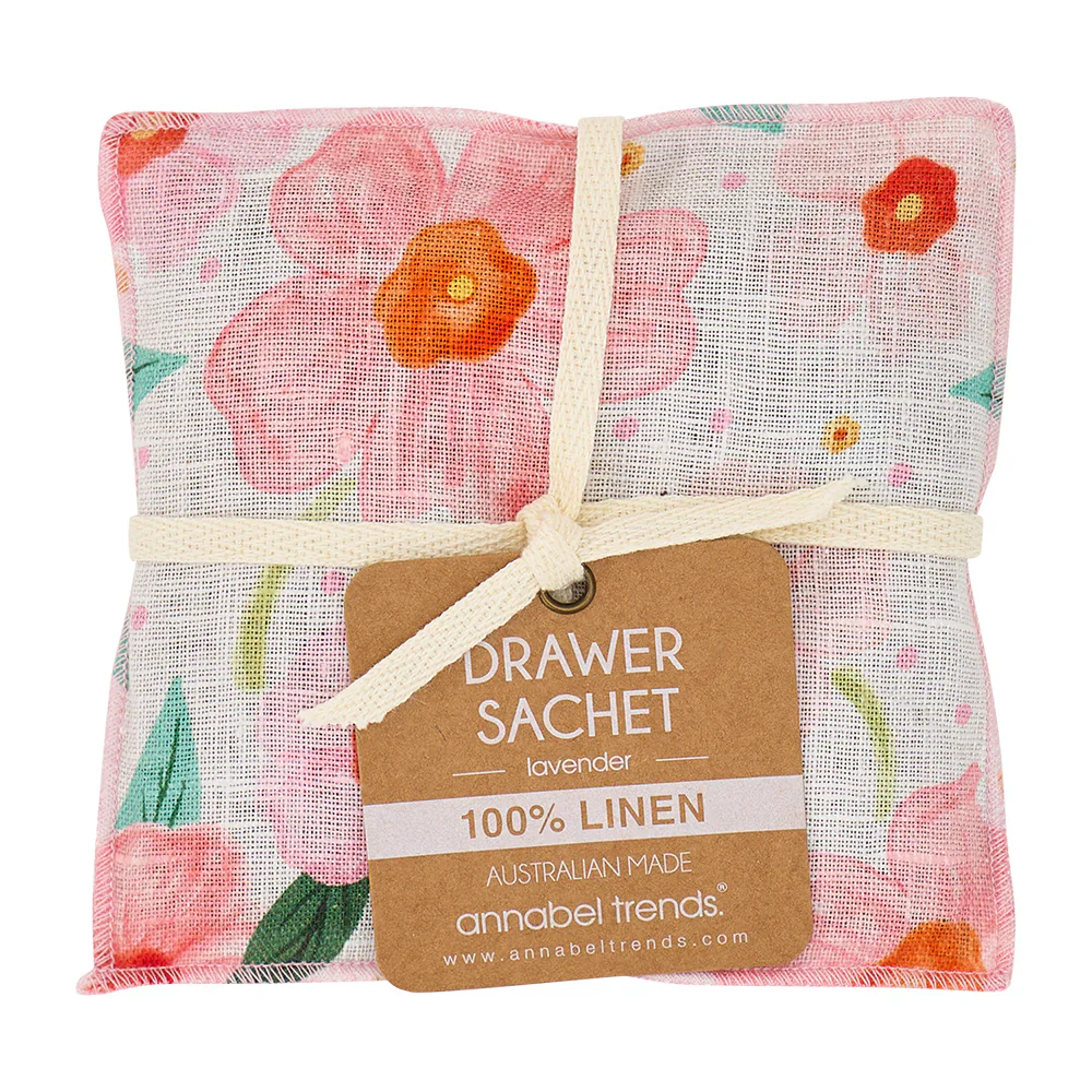 Linen Drawer Sachet | Meadow Blush