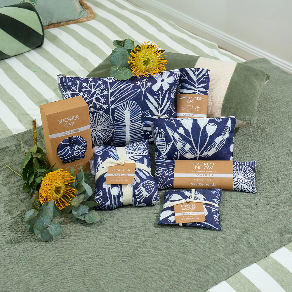 Linen Drawer Sachet | Navy Natives - Image 4