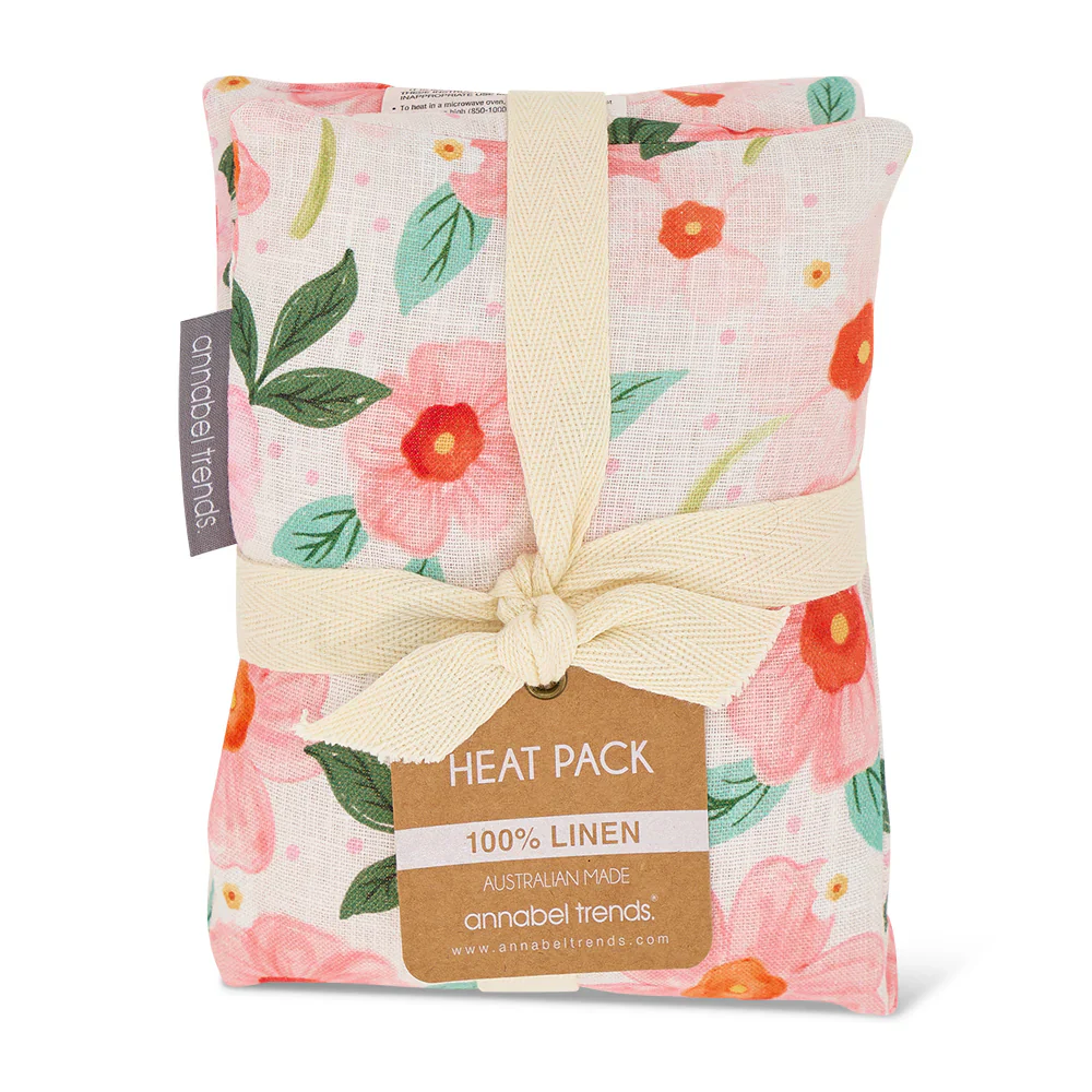 Linen Heat Pillow | Meadow Blush
