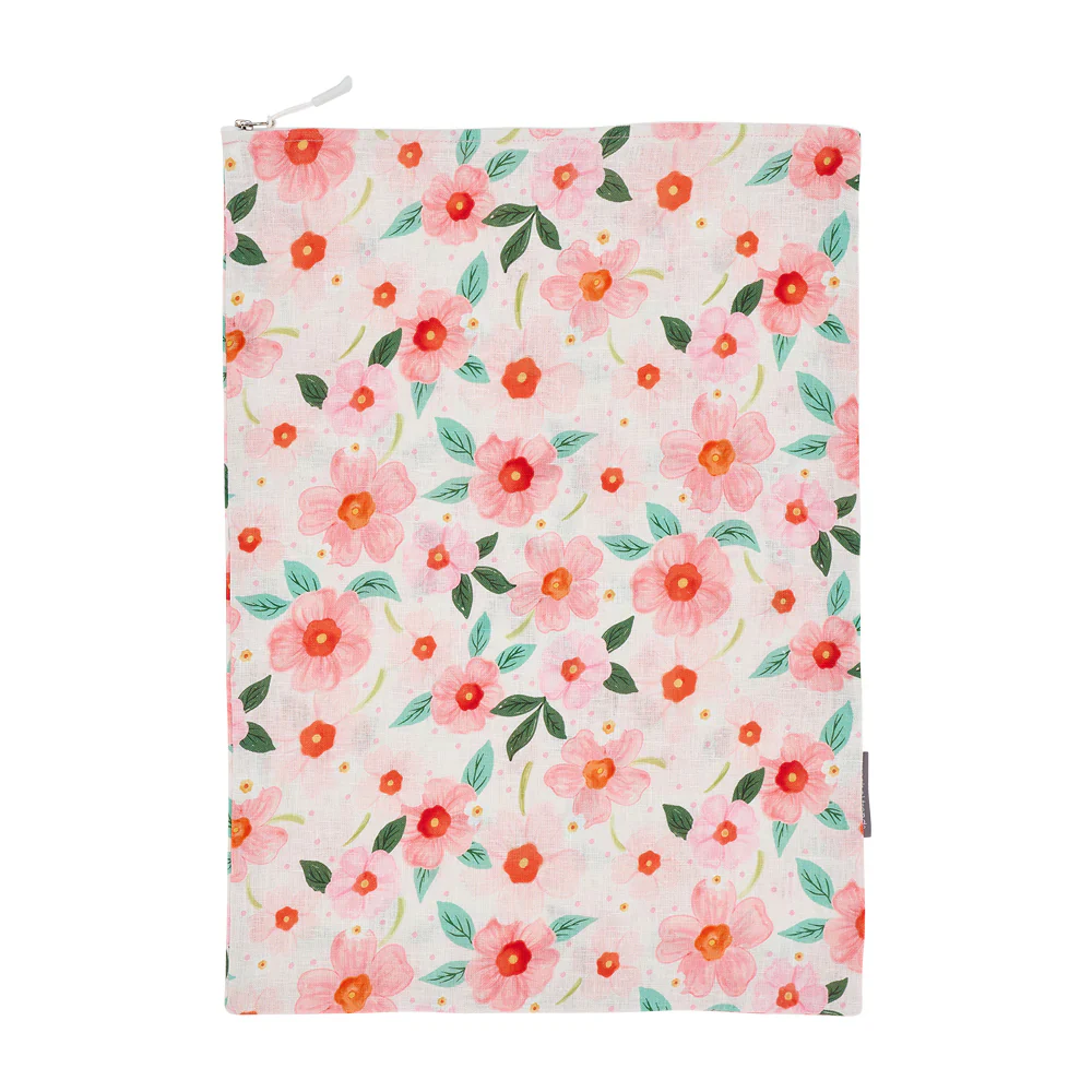 Linen Laundry Bag | Meadow Blush - Image 2
