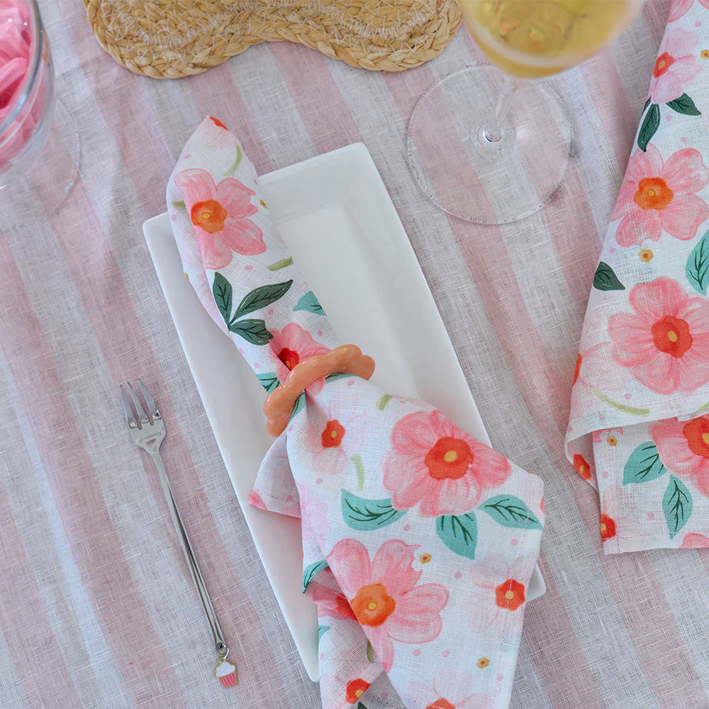 Linen Napkin Set | Meadow Blush - Image 3