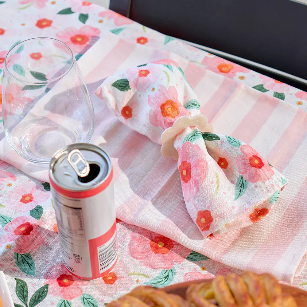 Linen Napkin Set | Meadow Blush - Image 6