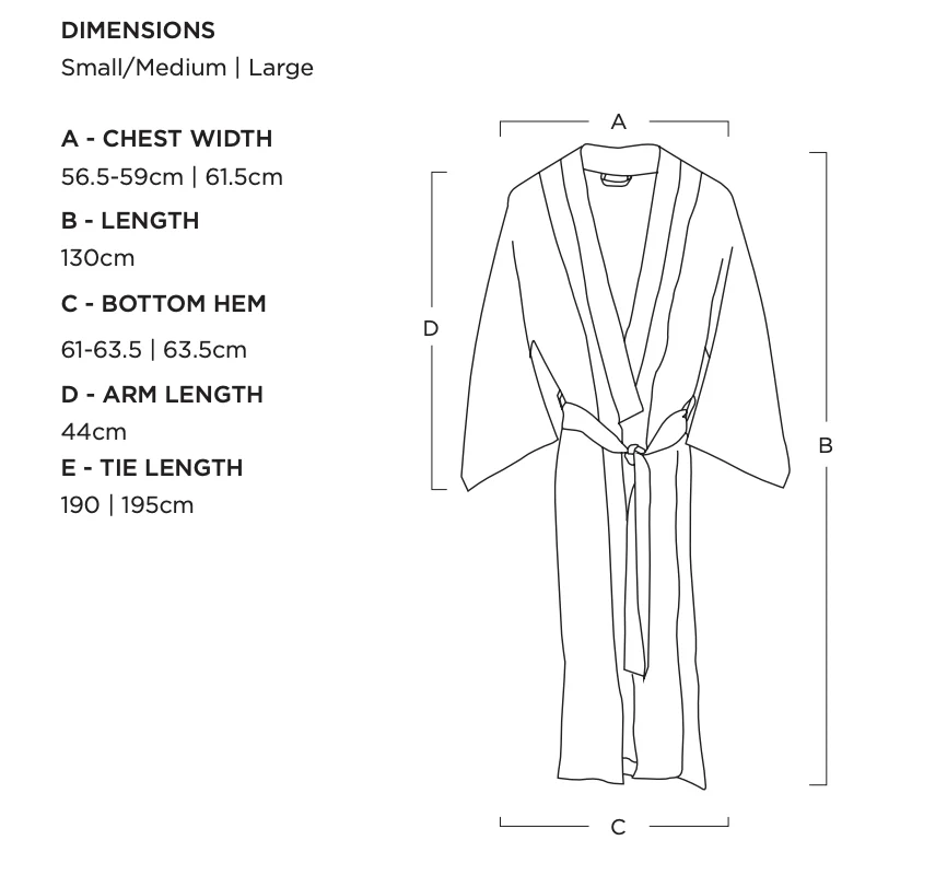 Linen Robe | Pinstripe - Image 5