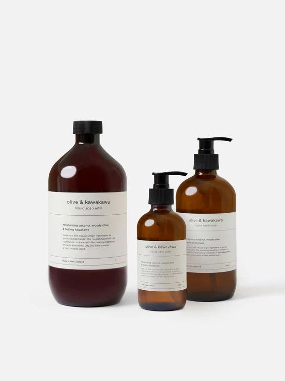 Liquid Soap Refill | Olive & Kawakana 1L - Image 2