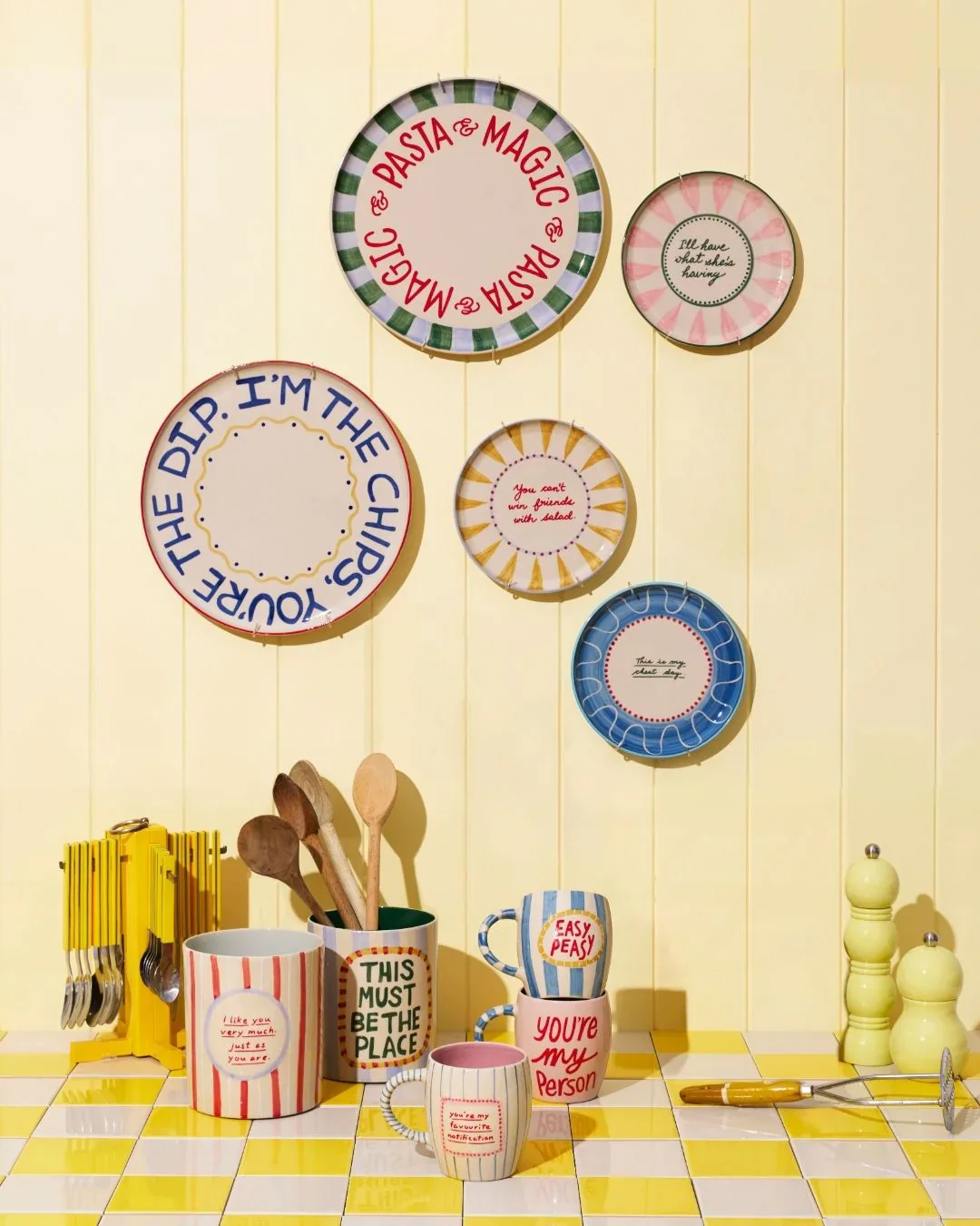 Love Notes Platter Pasta Stripe - Image 2