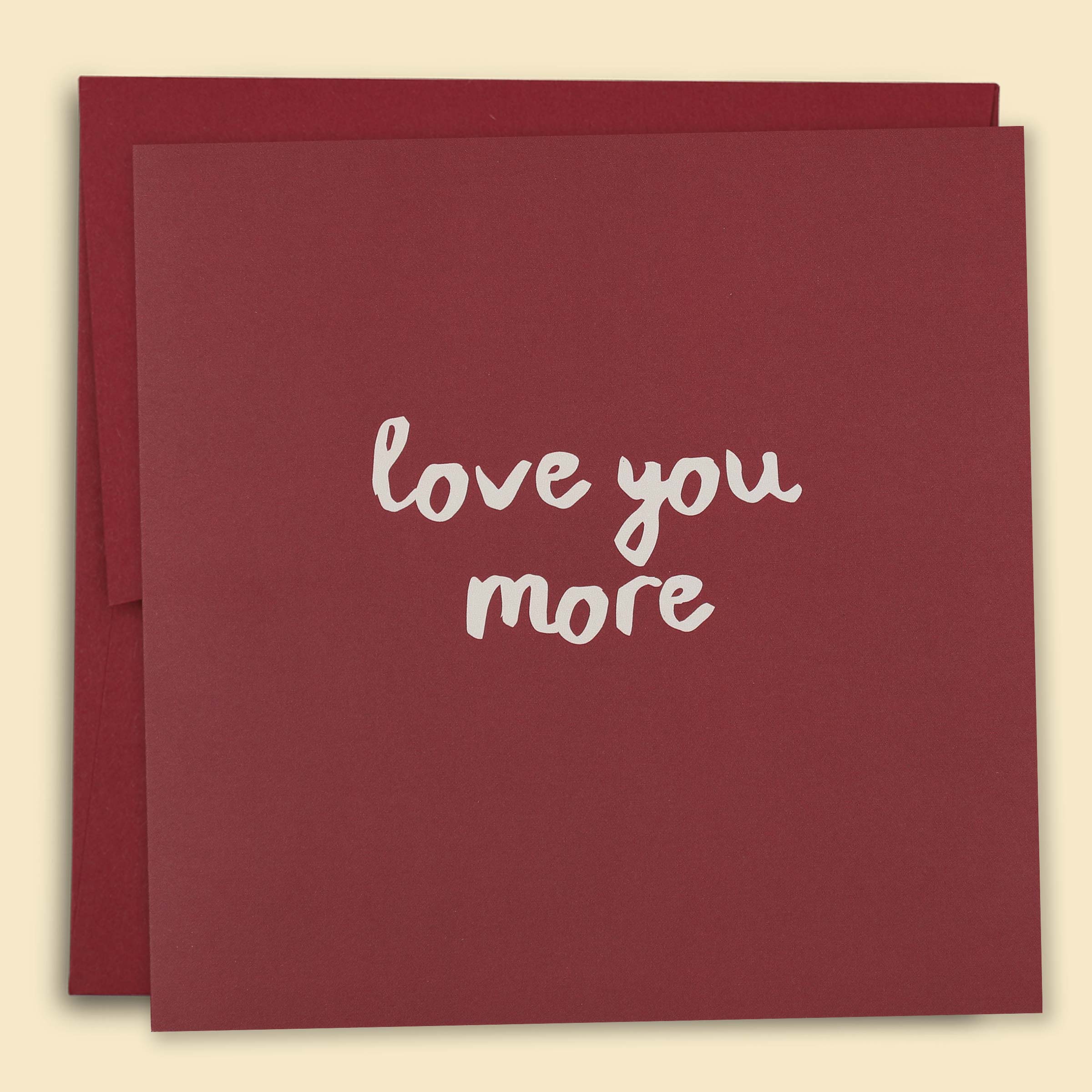 Love You More card