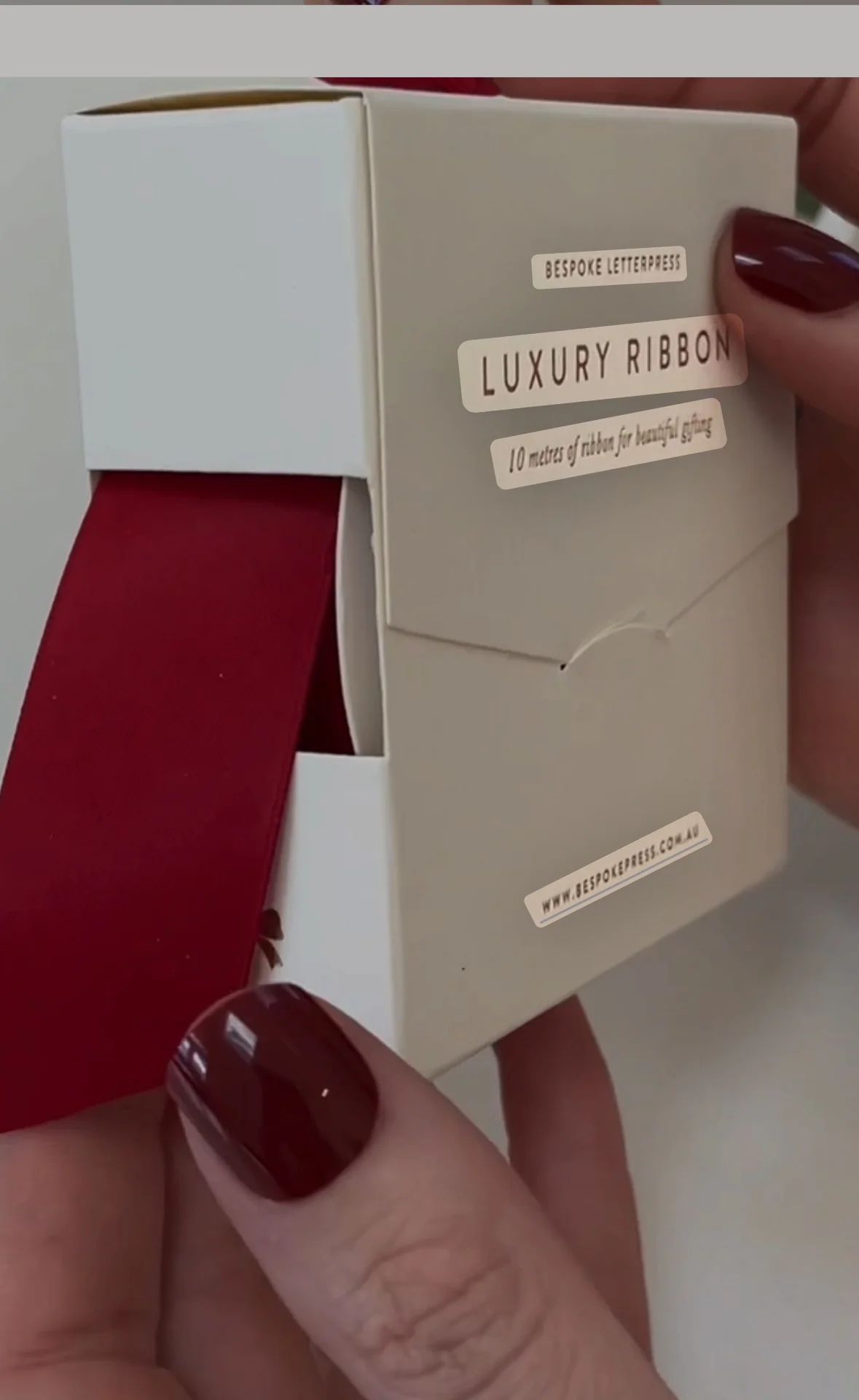 Luxury Ribbon Red