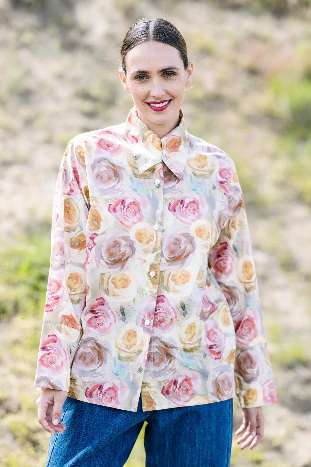 M.A.Dainty Actress Top | Roses - Image 2
