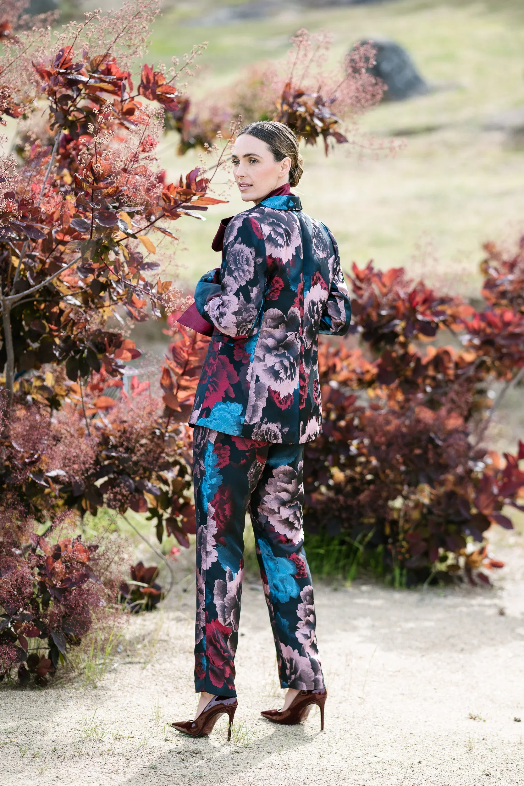 M.A.Dainty Zazzle Jacket | Midnight Roses - Image 3