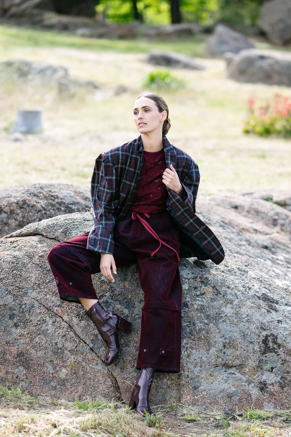 M.A.Dainty Patti Top | Plum