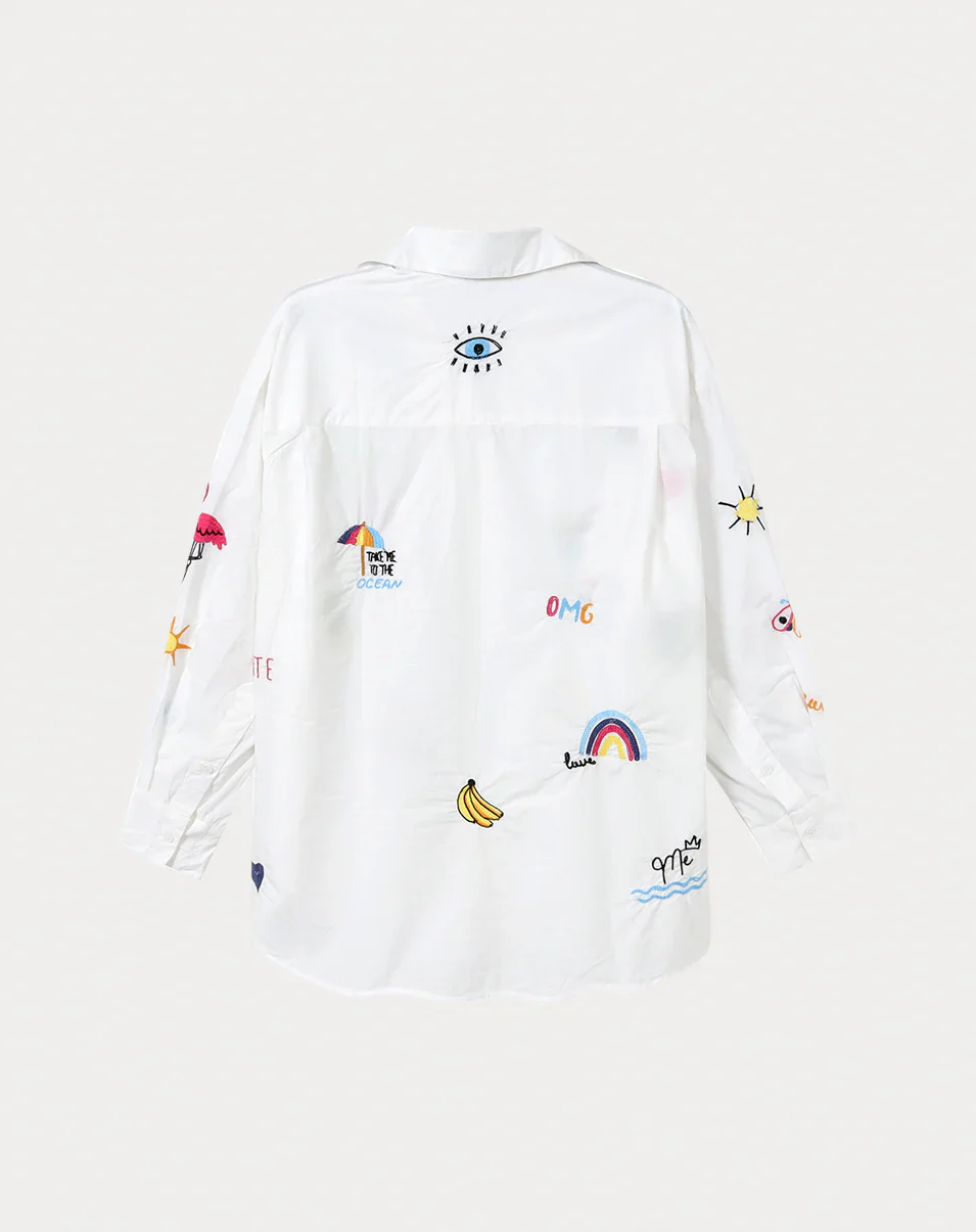 Madison Oversize EMB Shirt - Image 2