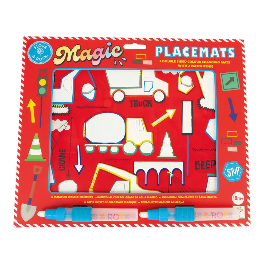 Construction Magic placemats