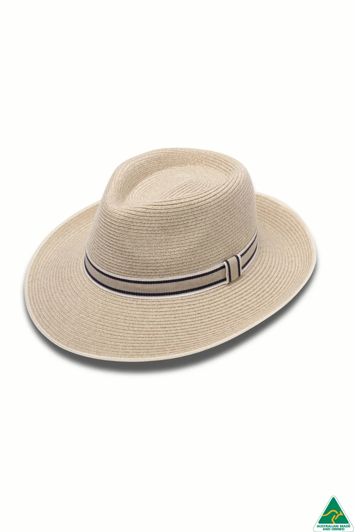 Malibu Flexibraid Camel Mix Fedora - Image 2