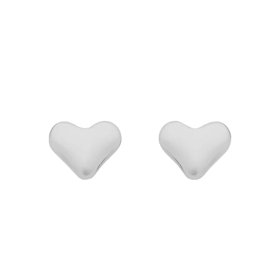 Mariel Silver Heart Earring