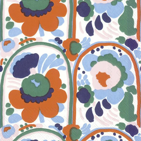 Marimekko Napkins | Karuselli Orange