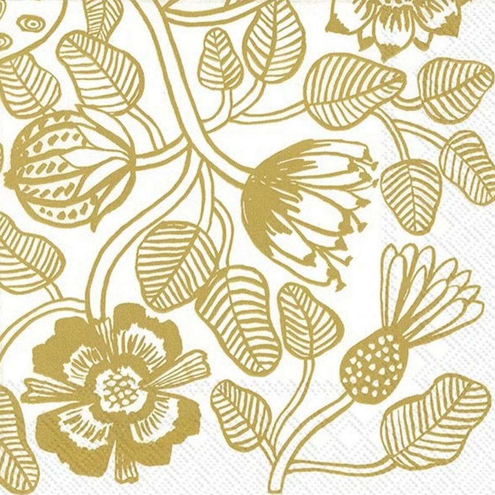 Marimekko Napkins | Tiara Gold
