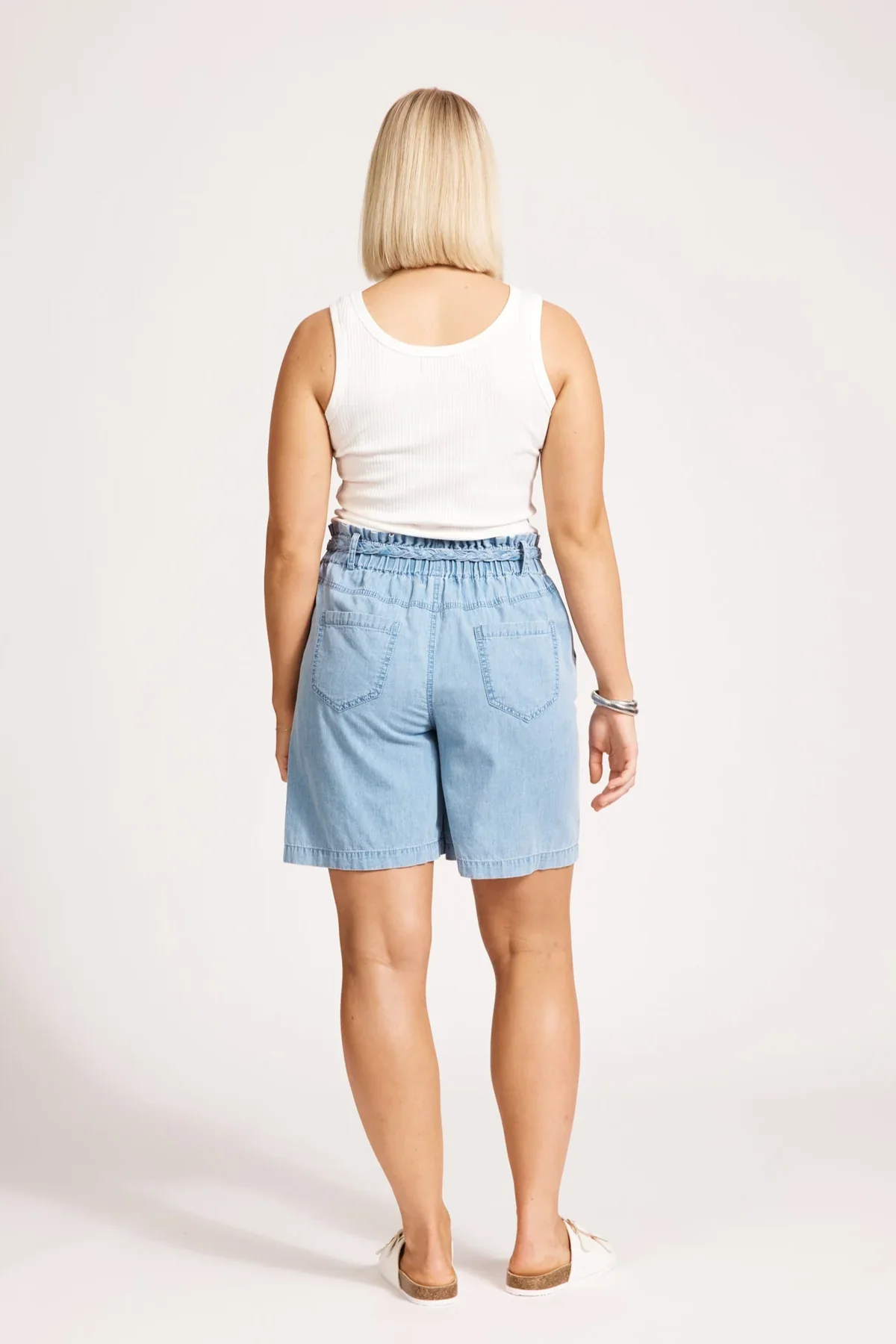 Melenia Denim Short | Denim - Image 3