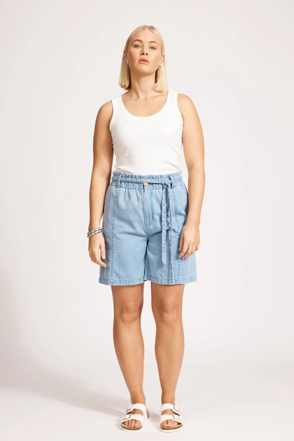 Melenia Denim Short | Denim - Image 4