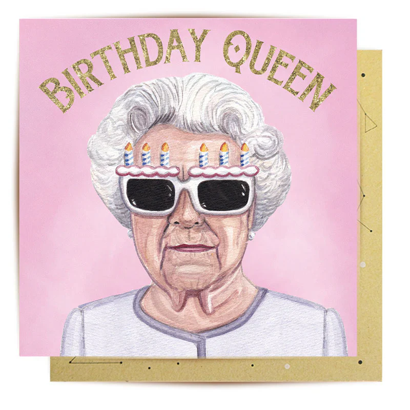 Mini Card Birthday Queen - Image 2