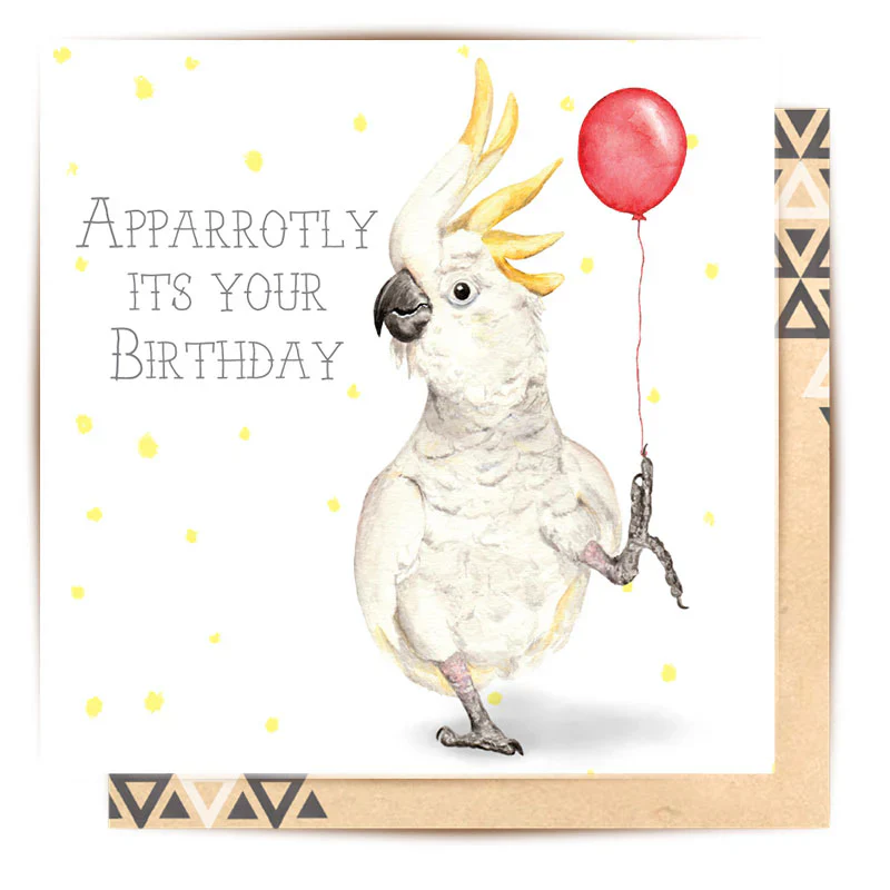 Mini Card Aparrotly It’s Your Birthday - Image 2