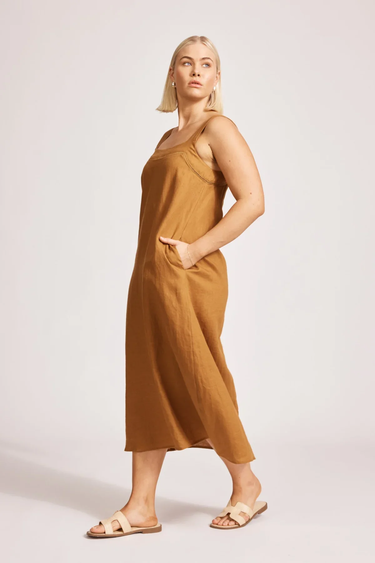 Miramar Tank Maxi Dress | Caramel - Image 4