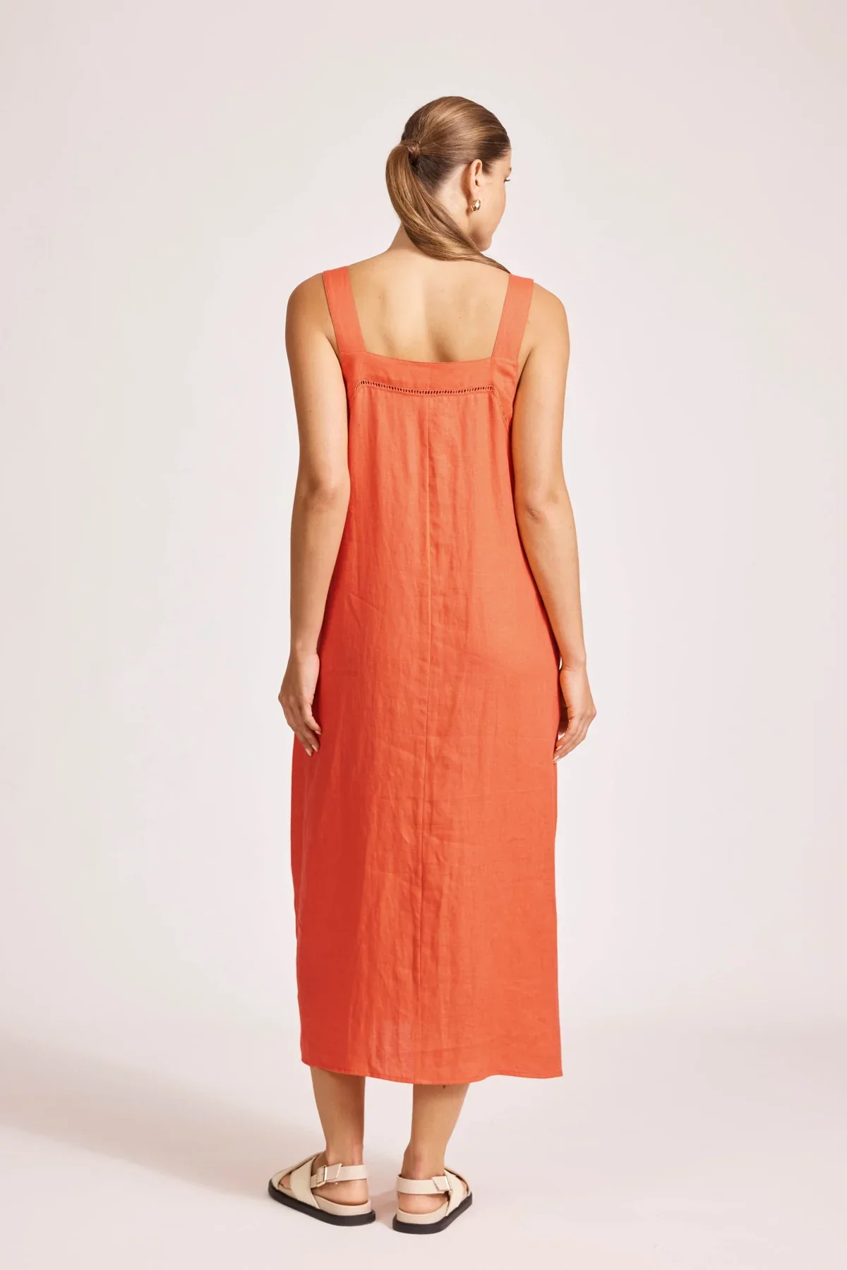 Miramar Tank Maxi Dress | Coral - Image 3