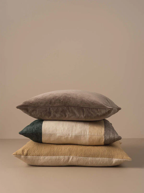 Morandi Handwoven Linen Cushion | Multi - Image 2