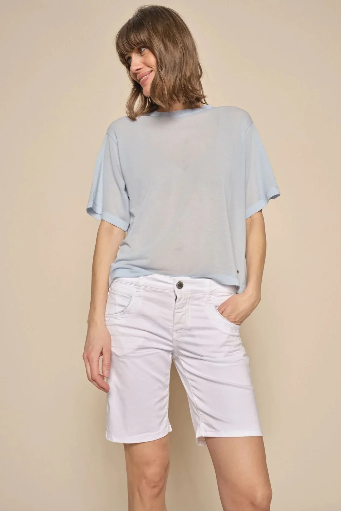 Naomi Treasure Shorts | White
