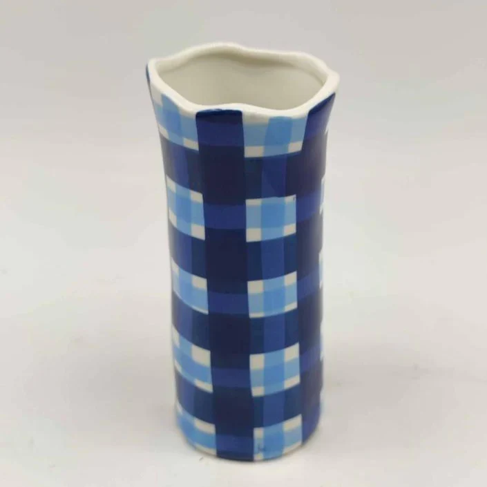 Small Vase | Navy & Cornflower