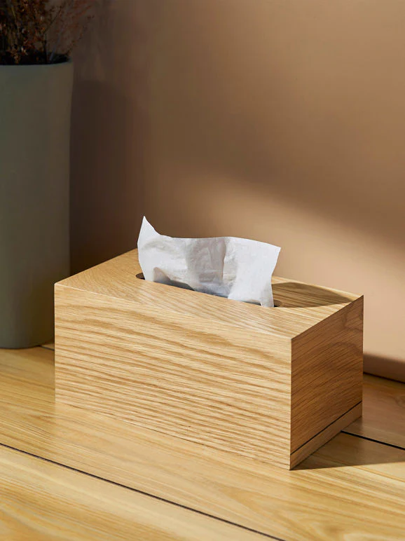 Oku Tissue Box Large | Natural Oak - Image 2