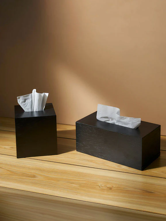 Oku Tissue Box Small | Black - Image 3