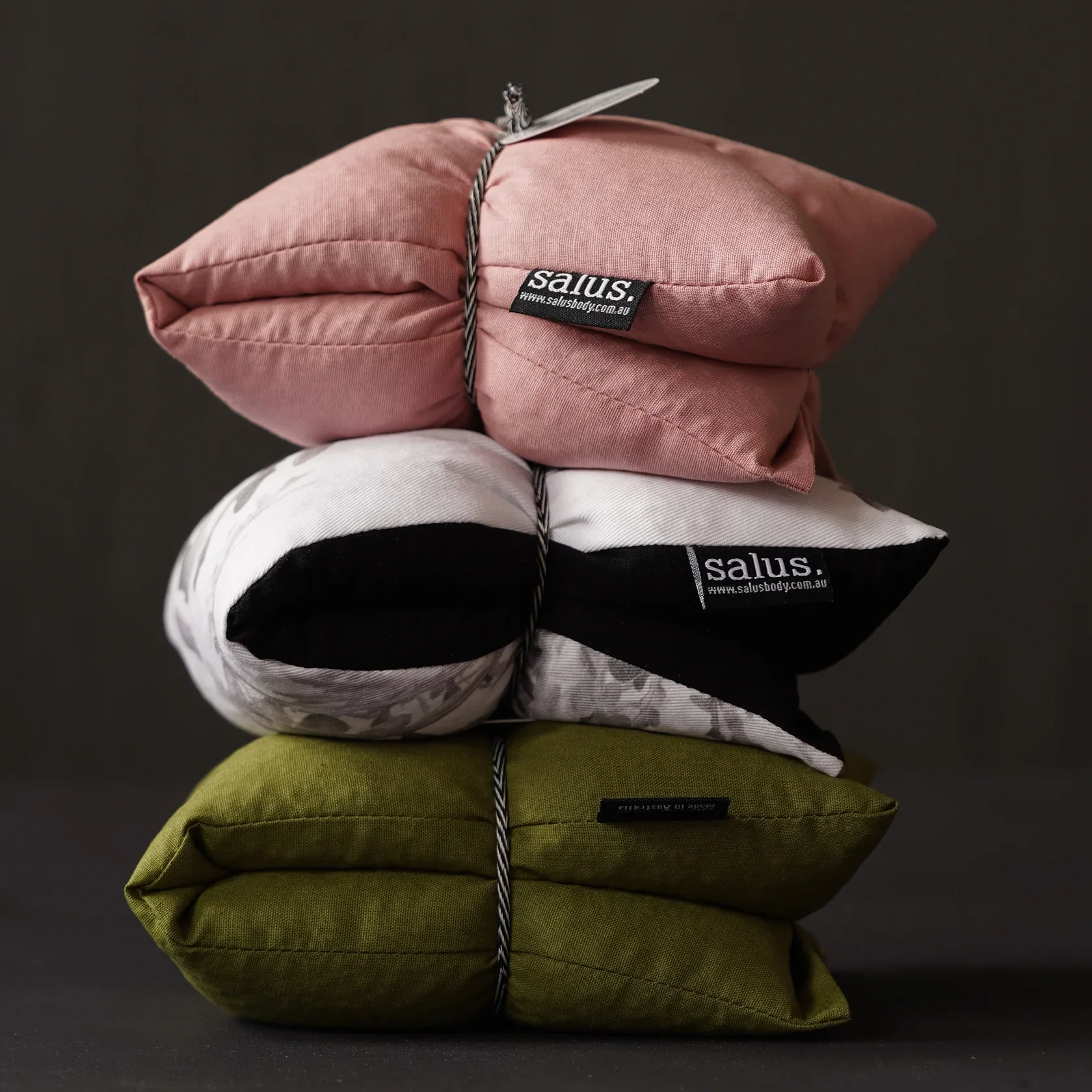 Organic Lavender & Jasmine Heat Pillow | Moss Green - Image 2