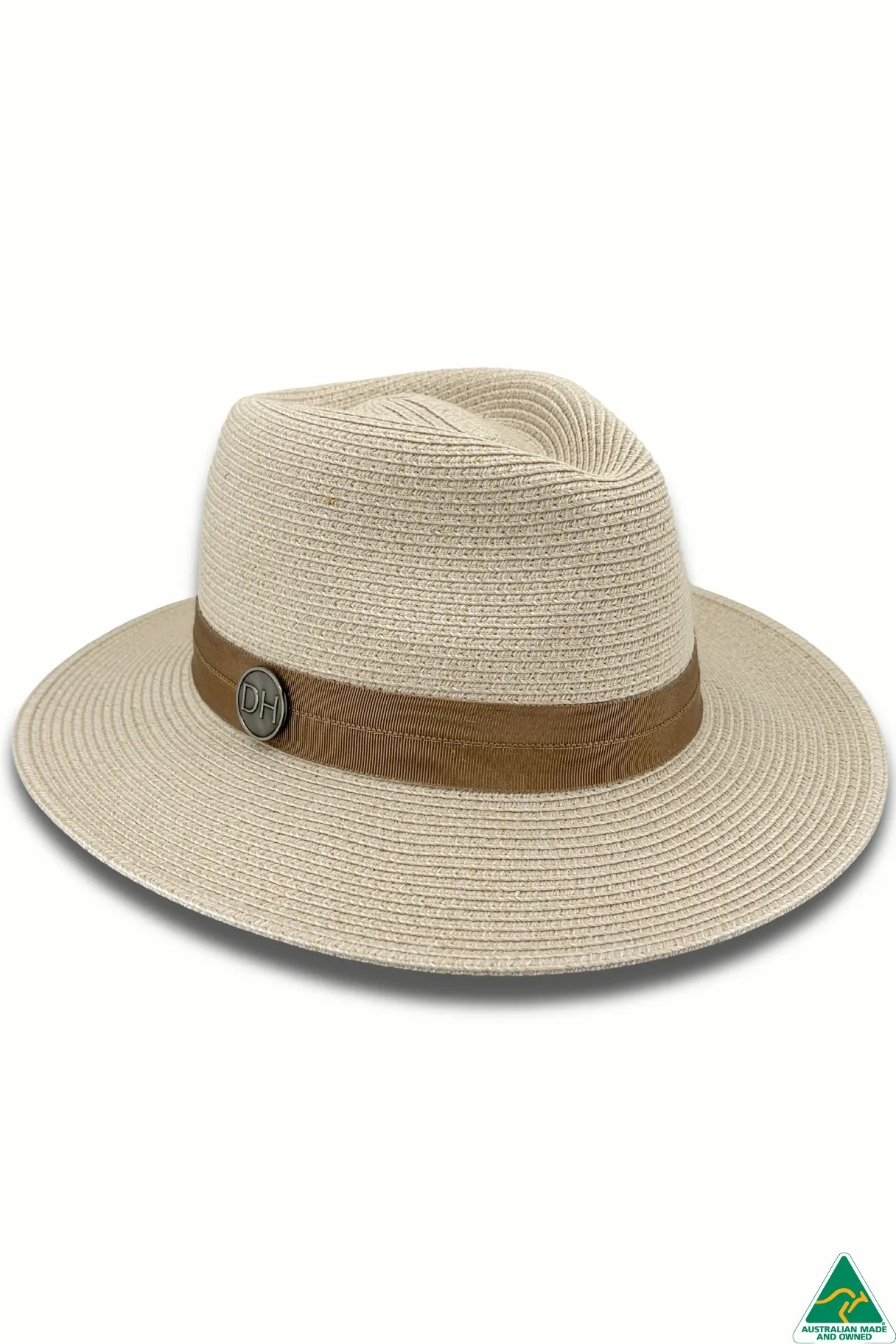 Pinehurst Golf Fedora Ivory/Dk Taupe - Image 2