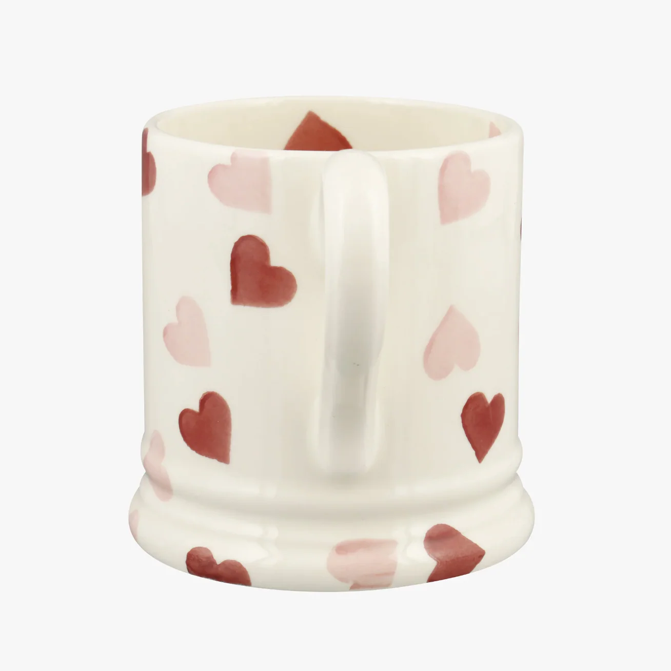 Pink Hearts 1/2 Pint Mug - Image 3