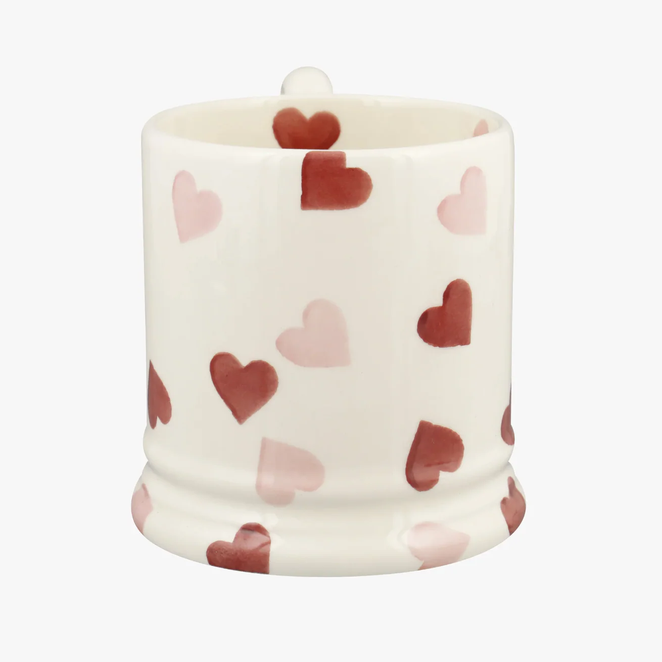 Pink Hearts 1/2 Pint Mug - Image 4