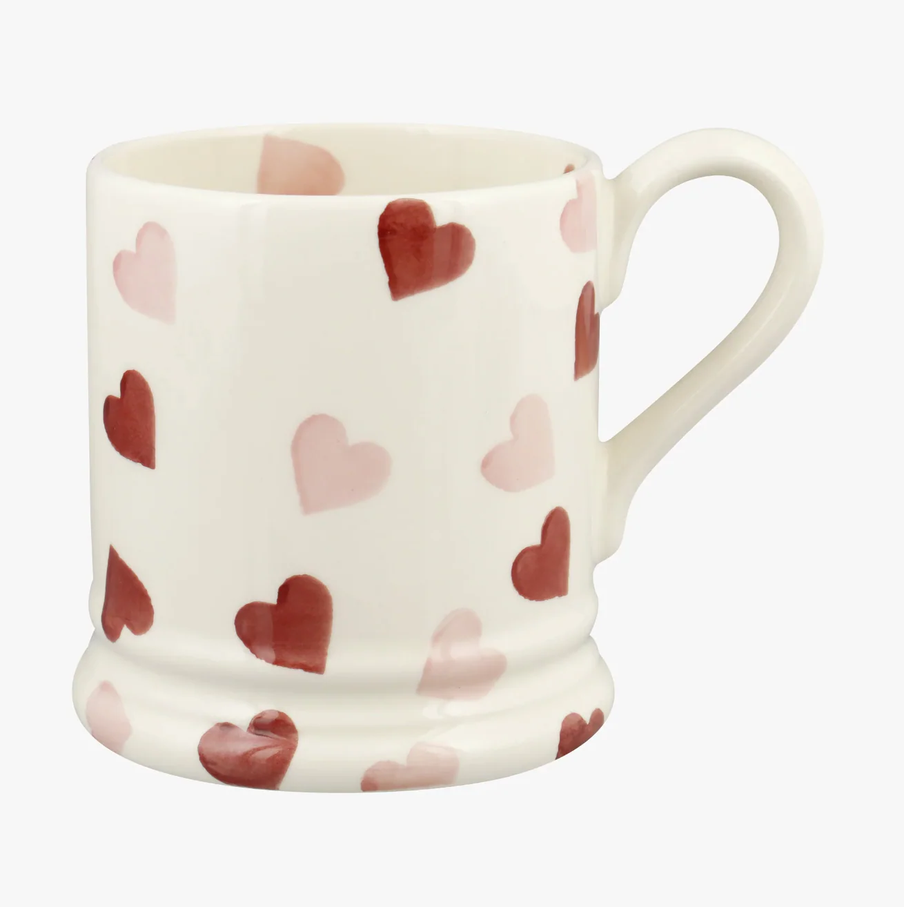 Pink Hearts 1/2 Pint Mug - Image 5