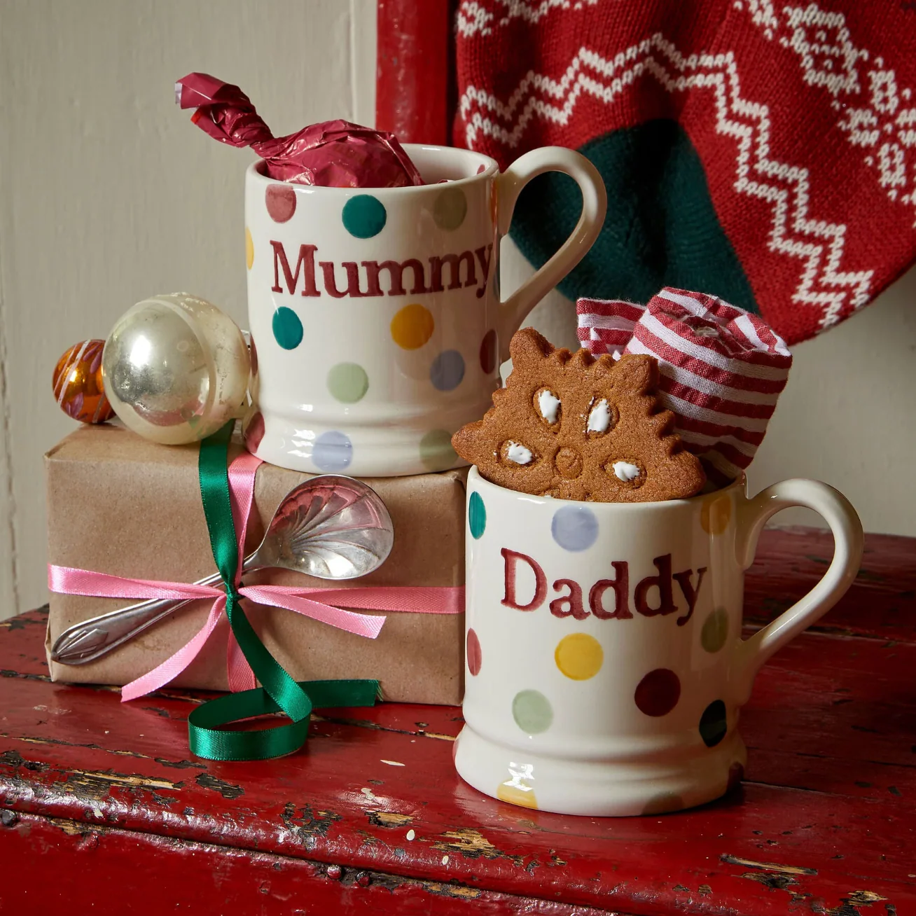 Polka Dot Daddy 1/2 Pint Mug - Image 2