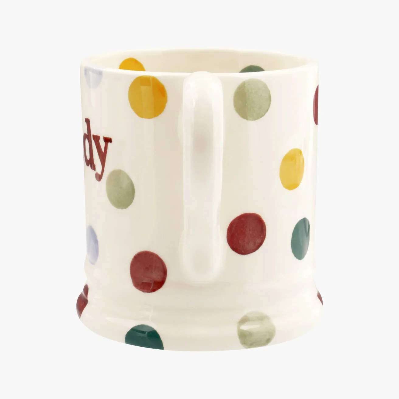 Polka Dot Daddy 1/2 Pint Mug - Image 3
