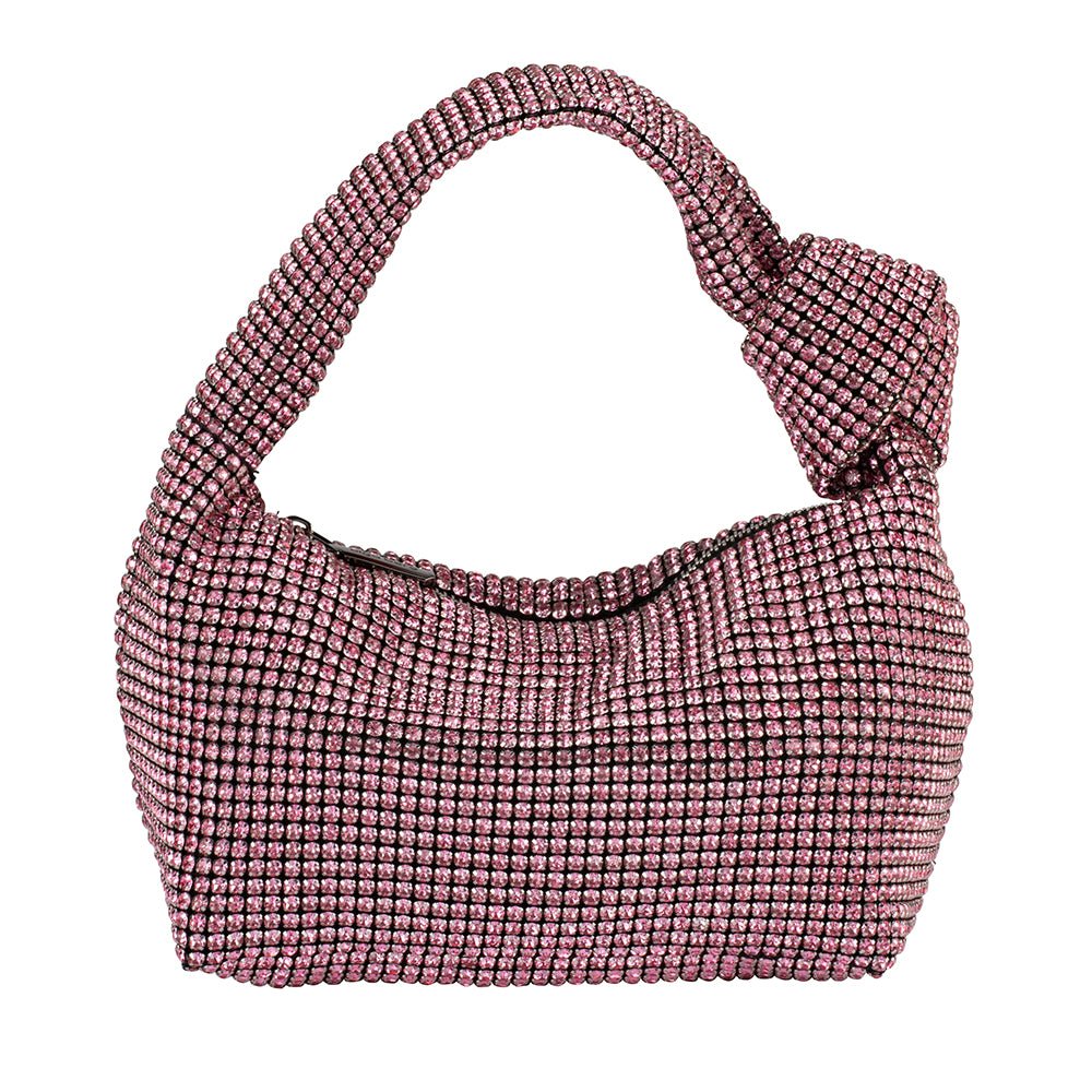 Polly Crystal Shoulder Bag | Pink - Image 3