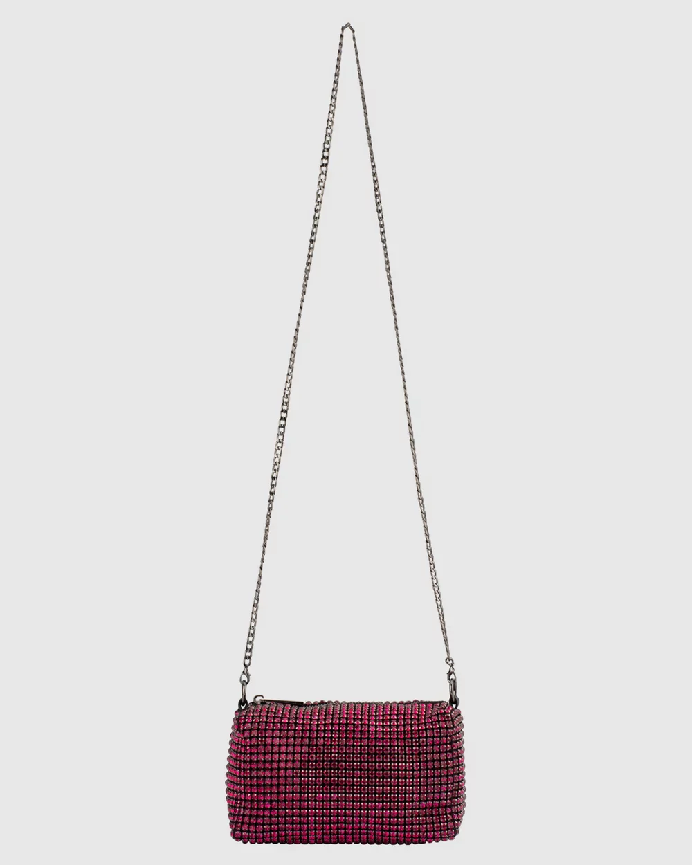 Robbie Crystal Loaf Bag | Fuchsia - Image 3