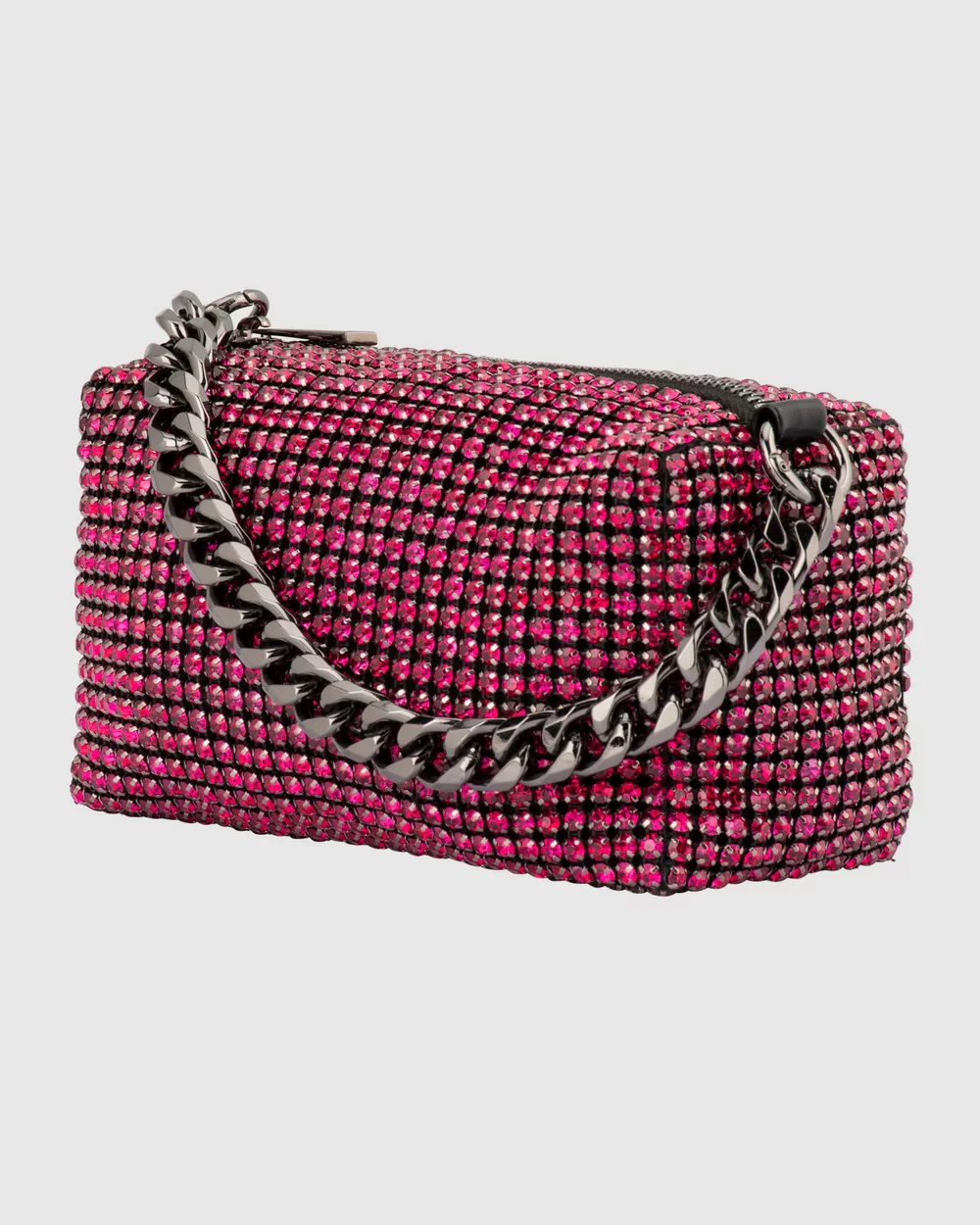 Robbie Crystal Loaf Bag | Fuchsia - Image 4