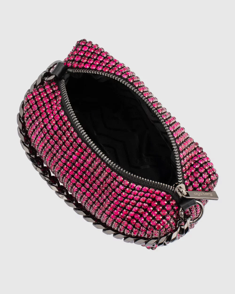 Robbie Crystal Loaf Bag | Fuchsia - Image 5