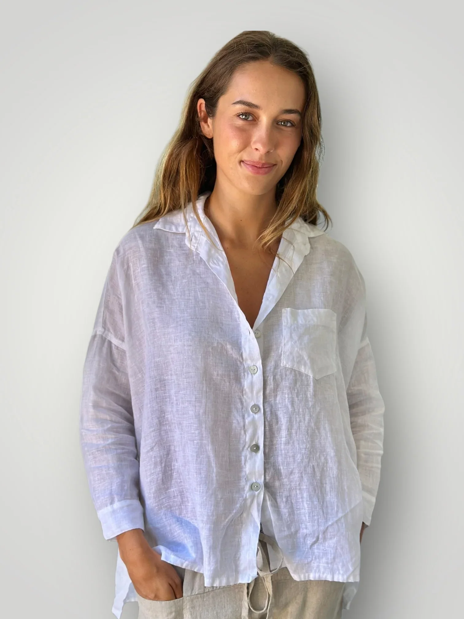 Rosie Shirt | White - Image 7