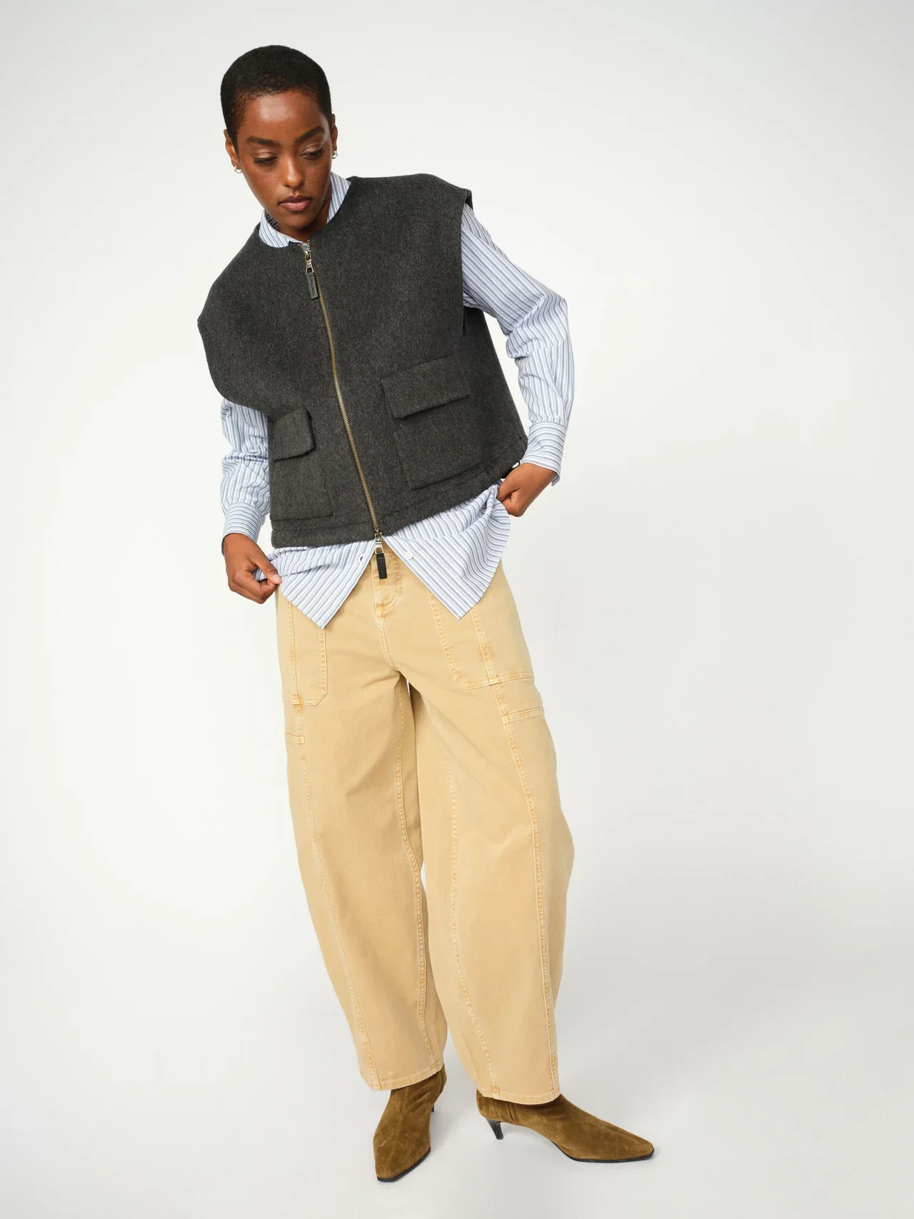 Rosy Melo Pant | True Camel - Image 2