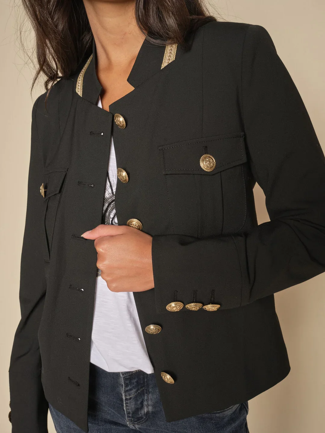 Selby Piet Jacket | Black - Image 4