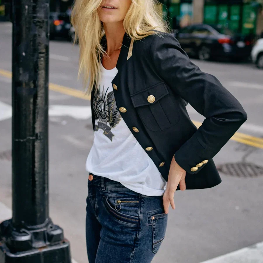 Selby Piet Jacket | Black - Image 6