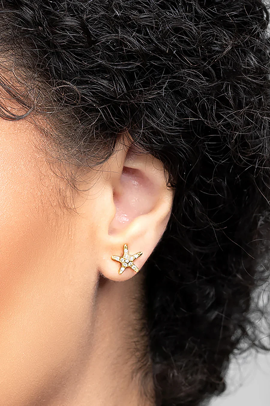 Shelly Gold Earring - Image 3